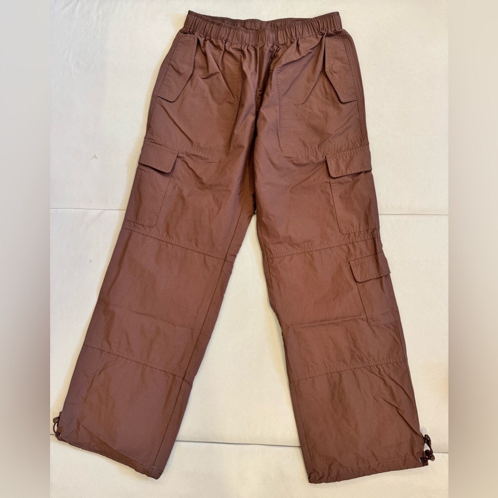 Madhappy Flight Utilitarian Straight-Leg Cargo Pants in "Espresso"